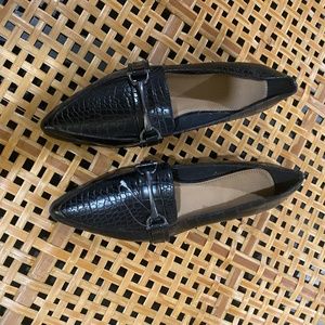 ⭐️ Asos black faux leather  Loafers